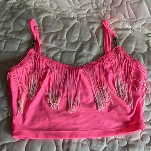 2B BEBE. BATHING SUIT TOP. PINK. SIZE XS